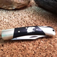 Eagle Head Inlaid Browning knife