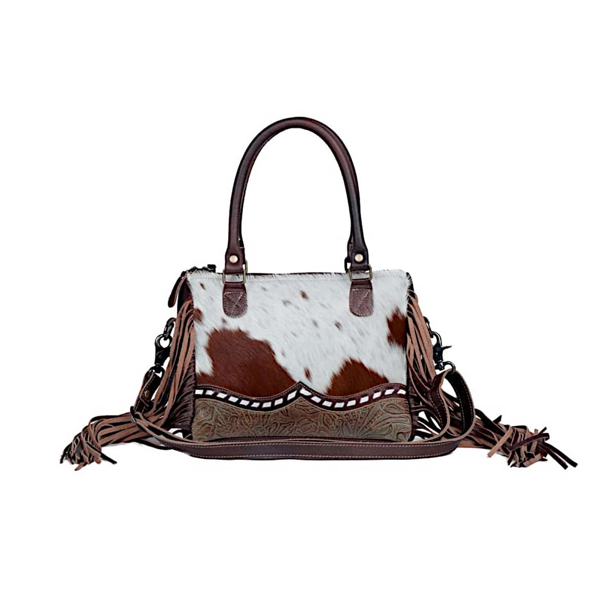 Buy Cowhide Fringe Purse Online In India -  India
