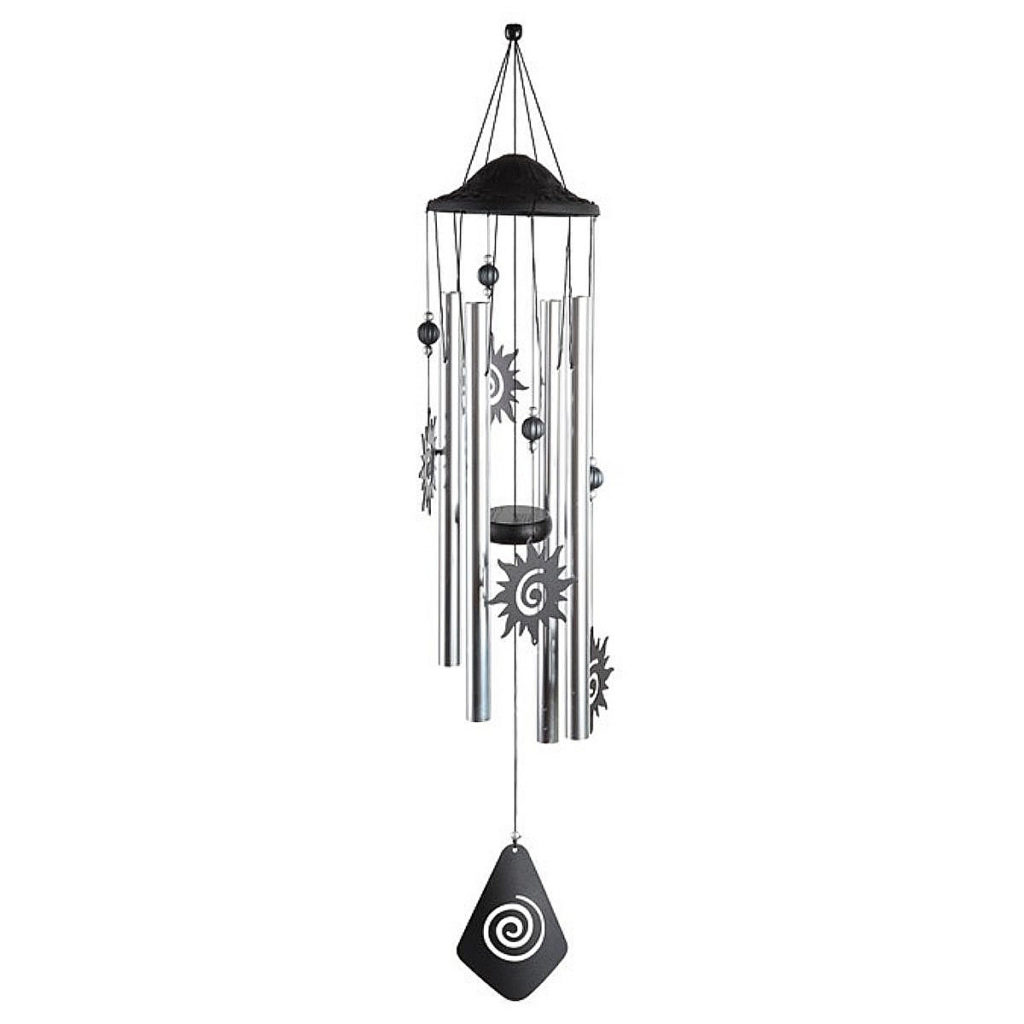 Chandelier Silhouette Sun & Spiral Wind Chime