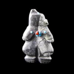 Authentic Zuni Standing Bear with Sunface by Laate