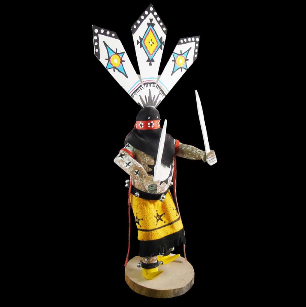 Apache Crown Dancer Authentic Kachina Doll