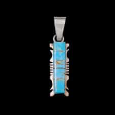 High-Quality Native American Turquoise Pendant