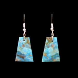 Genuine Turquoise Native American Earrings