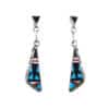 Native American Zuni Inlaid Earrings by Sylvestor Boone