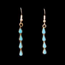Authentic Olivia Pinto Handcrafted Navajo Turquoise Earrings