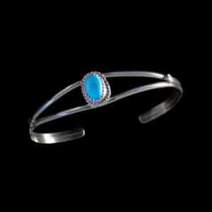 Keepsake Navajo Handcrafted Turquoise Cufflet