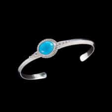 Authentic Navajo Round Turquoise Wrist Bracelet
