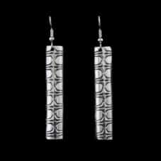 Large Traditional Navajo Sterling Silver Earrings