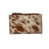 Bailey Ray Hair-On Leather Credit Card Holder
