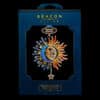 Sun Moon Crescent Sedona Arizona Brass Ornament