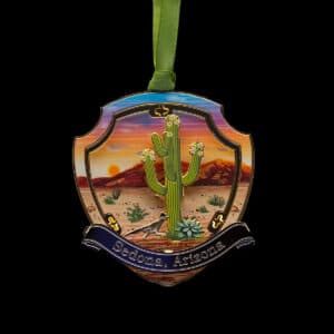 Southwest Arizona Saguaro Desert Landscape Ornament