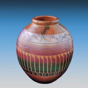 Native American Traditional Navajo Horsehair Vase