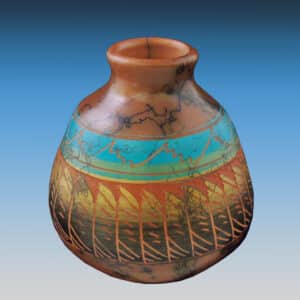 Horsehair Navajo Pottery by Livingston