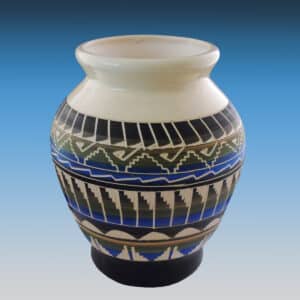 Glazed Mireille Gilmore Navajo Pottery Art Vase